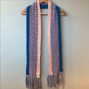 $20/2 Color-blocking Scarf: Crochet and Mix